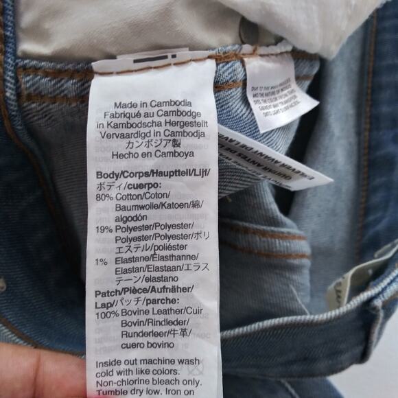 Madewell 10" High-Rise Skinny Crop Jeans Size 29 - Picture 9 of 10